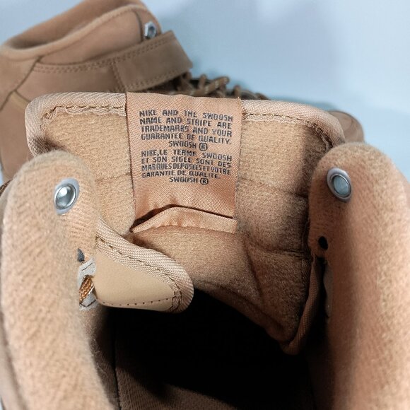 RARE Nike Air Force 1 Mid 07 PRM QS 2014 Flax Wheat 715889-200 Men's Size 8" - Picture 9 of 9